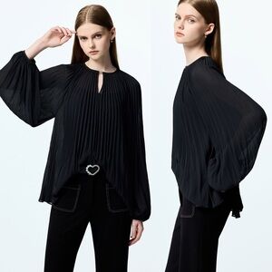 🎁 Zara Pleated Blouse - New 🎁